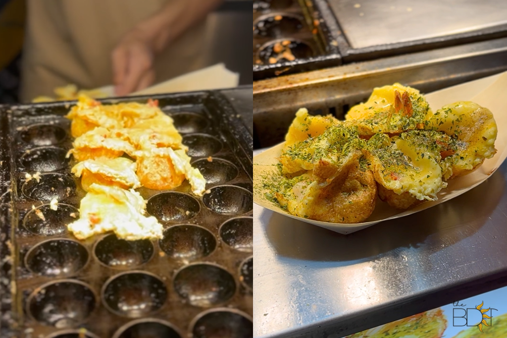 Takoyaki served in Shilin Night Market