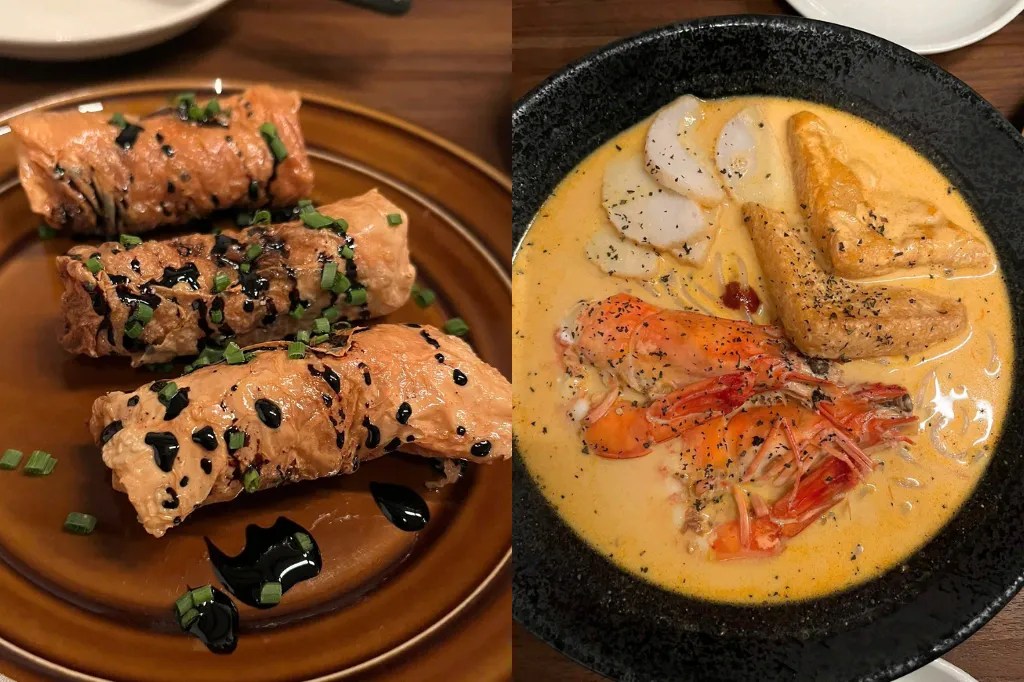 Fatt Choy Eating House in Haji Lane Singapore | Ngoh Hiang Rolls and Roxy Laksa